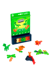 Plus - Plus - PUZZLE BY NUMBER - ACTIVITY PADS - DINOSAURS - 125pcs Toys & Games