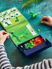 Plus - Plus - PUZZLE BY NUMBER - ACTIVITY PADS - DINOSAURS - 125pcs Toys & Games
