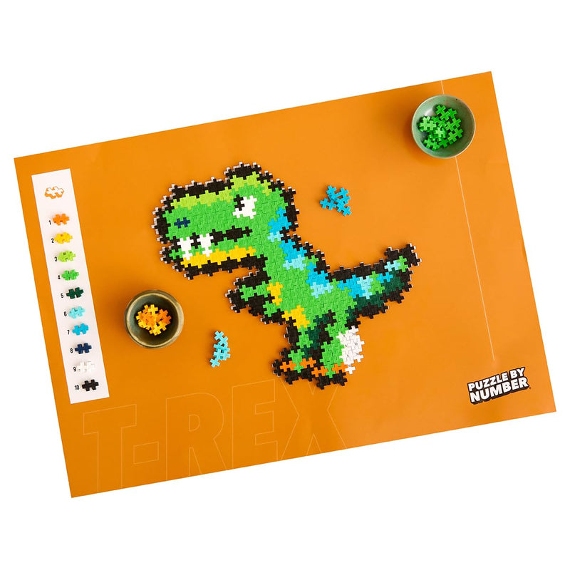 Plus - Plus - Puzzle BY Number - T - REX - 250 Pc Toys & Games