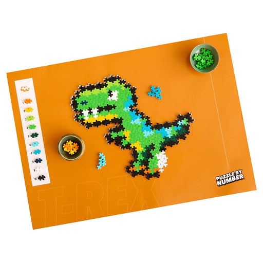Plus - Plus - Puzzle BY Number - T - REX - 250 Pc Toys & Games