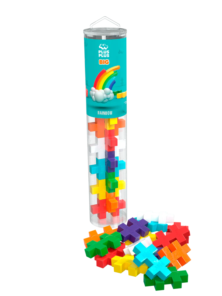 Plus - Plus - TUBE - BIG - RAINBOW - 15pcs Toys & Games