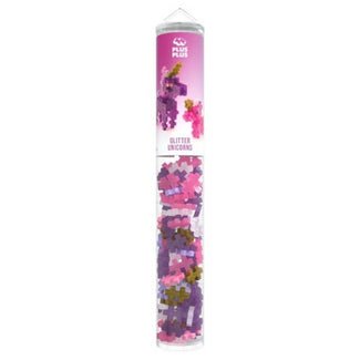 Plus - Plus - TUBE - GLITTER UNICORNS - 100pcs Toys & Games