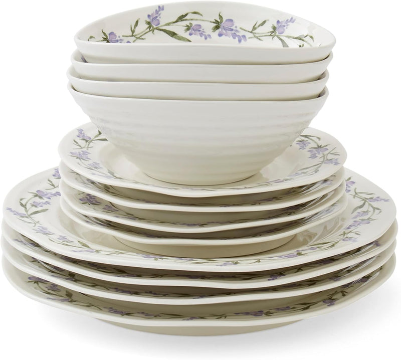 Portmeirion - 12 - Piece Set Lavandula Home & Kitchen