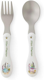 Portmeirion - 2 - Piece Cutlery Set & Case - Dinosaur - Mini Meirion Home & Kitchen