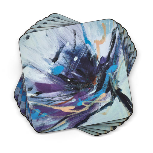 Portmeirion - Blooms in Lilac - Coasters (Set of 6) | 4 x 4 in Home & Kitchen