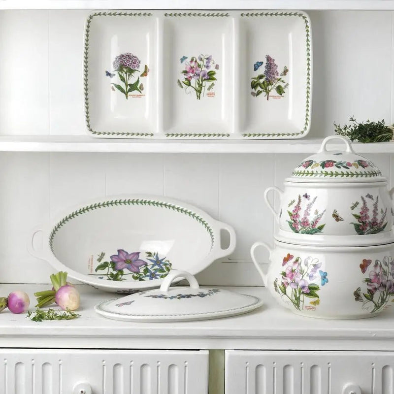 Portmeirion - Botanic Garden - Bowl Oval Handled | 15 in Home & Kitchen