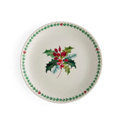 Portmeirion Botanic Garden Christmas Holly & Border salad plate