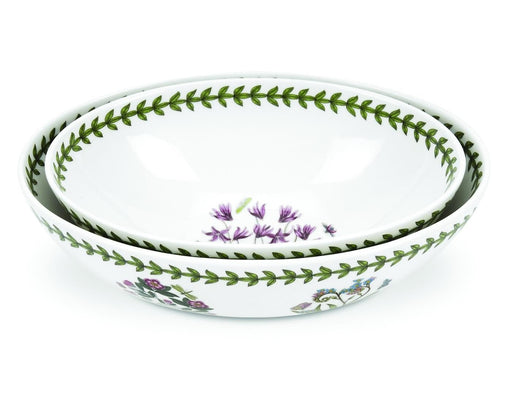 Portmeirion - Botanic Garden - Oval Nesting Bowls (Set of 2) 8 in / | 9 in Home & Kitchen