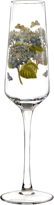 Portmeirion - Botanic Garden - Set of 4 Champagne Flutes (Sunflower, Poppy, Hydrangea, Sweet Pea) | 8 oz Home & Kitchen