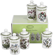 Portmeirion - Botanic Garden - Spice Jars (Set of 6) 4.5 in Home & Kitchen