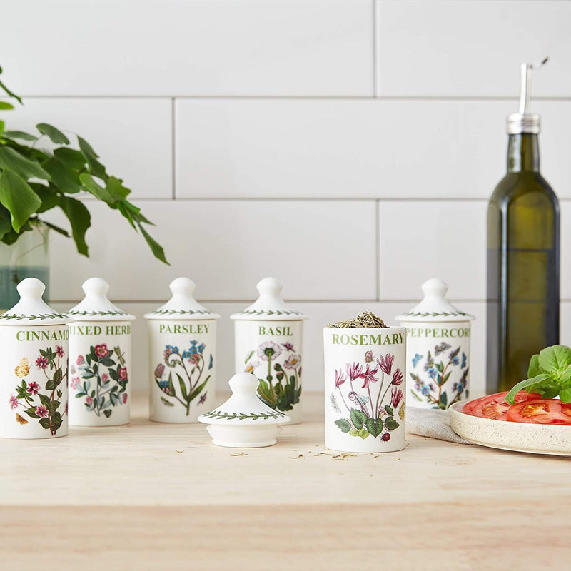 Portmeirion - Botanic Garden - Spice Jars (Set of 6) 4.5 in Home & Kitchen