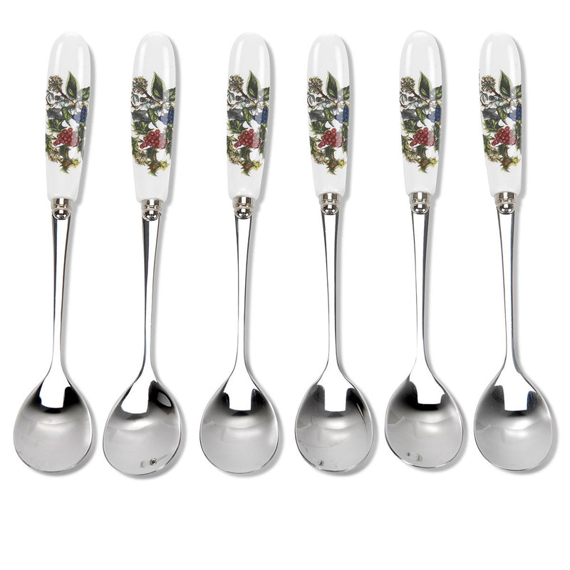 Portmeirion The Holly and the Ivy set of six teaspoons