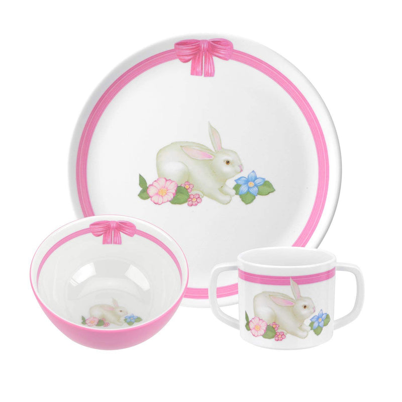 Portmeirion - Melamine - 3 - Piece Childrens Bunny Home & Kitchen