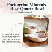 Portmeirion - Minerals - Low Bowl - Rose Quartz 8.7 in - (Set of 4) Home & Kitchen