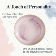 Portmeirion - Minerals - Low Bowl - Rose Quartz 8.7 in - (Set of 4) Home & Kitchen