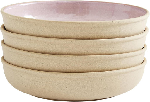 Portmeirion - Minerals - Low Bowl - Rose Quartz 8.7 in - (Set of 4) Home & Kitchen