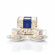 Pozzi Milano - CHEVAL - Cup & Saucer - Set of 2 | 80mL / 2.7oz Home & Kitchen