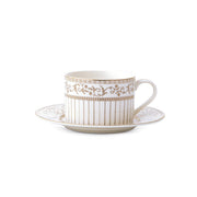 Pozzi Milano - GOLDEN - Cup & Saucer | 220ml / 7.4oz Home & Kitchen