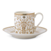 Pozzi Milano - GOLDEN - Espresso Cup & Saucer | 80ml / 2.7oz Home & Kitchen