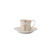 Pozzi Milano - GOLDEN - Espresso Cup & Saucer | 80ml / 2.7oz Home & Kitchen