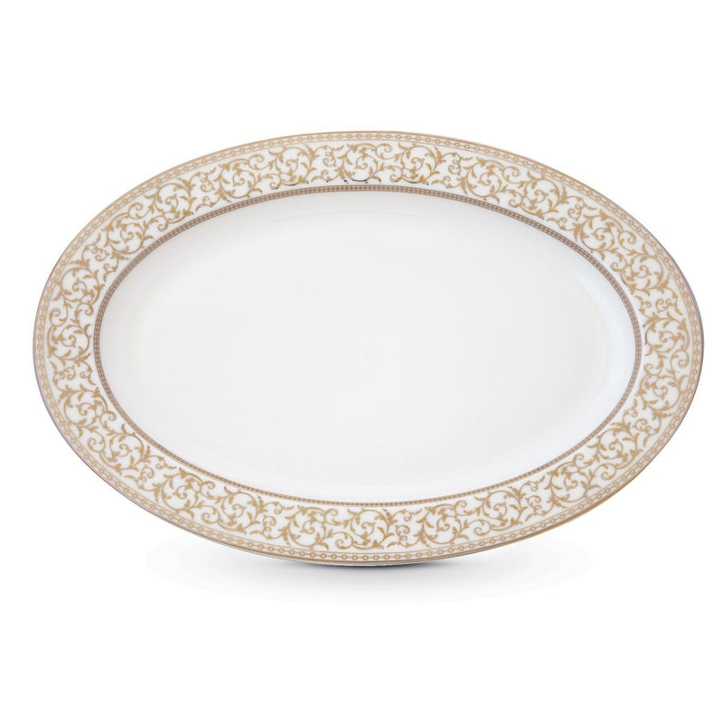 Pozzi Milano - GOLDEN - Platter | 36x24.5cm / 14x5.9.6in Home & Kitchen