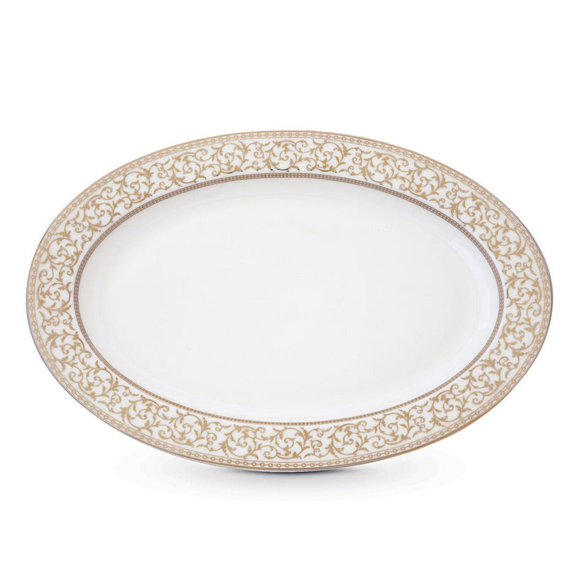 Pozzi Milano - GOLDEN - Platter | 36x24.5cm / 14x5.9.6in Home & Kitchen
