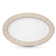 Pozzi Milano - GOLDEN - Platter | 36x24.5cm / 14x5.9.6in Home & Kitchen