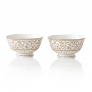 Pozzi Milano - GOLDEN - Set of 2 Bowls | 11cm / 4.3in Home & Kitchen