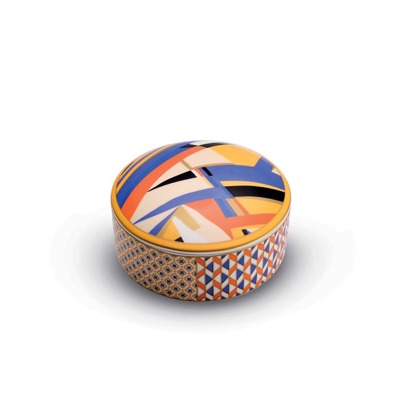 Pozzi Milano - LIVING ABSTRACT - Small Round Jewelry Box Home & Kitchen