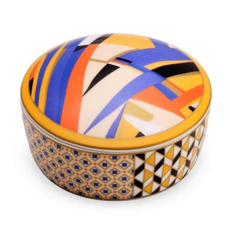 Pozzi Milano - LIVING ABSTRACT - Small Round Jewelry Box Home & Kitchen