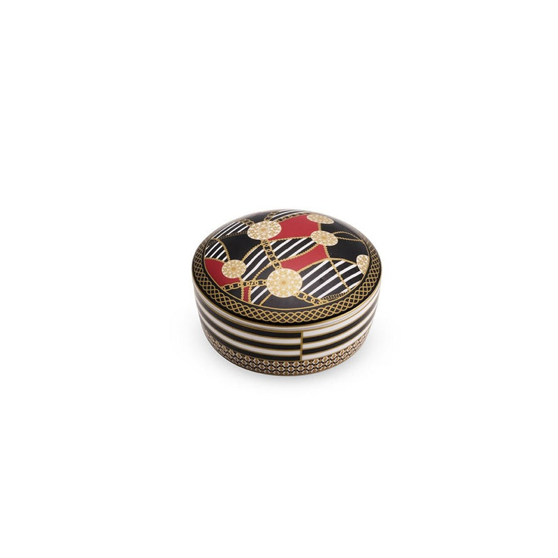 Pozzi Milano - LIVING CHAINS - Small Round Jewelry Box Home & Kitchen