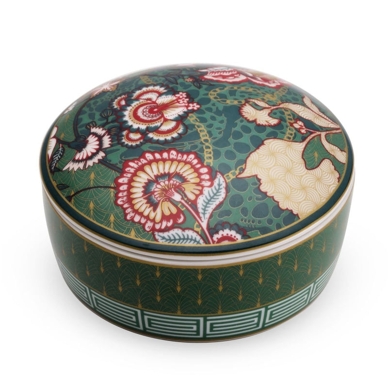 Pozzi Milano - LIVING CHINTZ - Small Round Jewelry Box Home & Kitchen