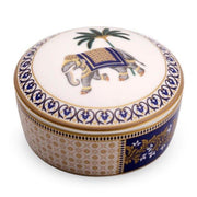 Pozzi Milano - LIVING JAIPUR - Small Round Jewelry Box Home & Kitchen