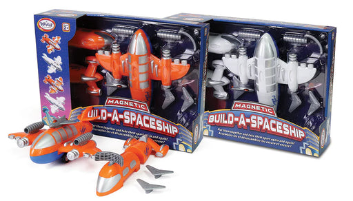 Popular Playthings - Magnetic Build - A - Spaceship (Bilingual) Assorted - Limolin 