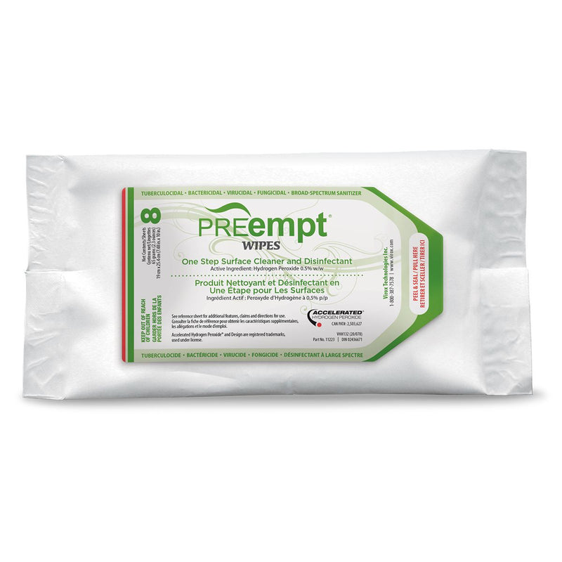 PREempt - Virox Wipes Bags (8) 6"X7 Inches