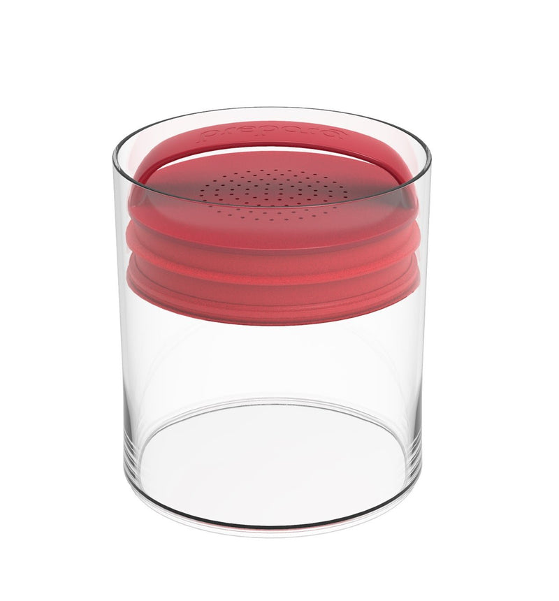 Prepara - Evak Fresh Medium Short W/Handle Home & Kitchen Red