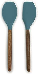 Prepara - Silicone Spoonula & Spatula 2/St Set Home & Kitchen Steel Blue
