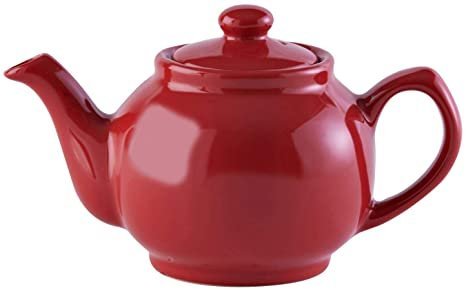PRICE & KENSINGTON - BRIGHTS Teapot 2cup 450ml/15oz Home & Kitchen Red