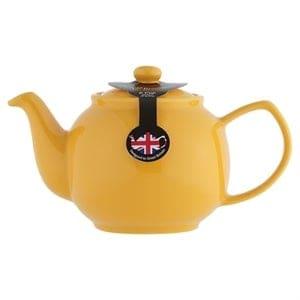 Price & Kensington - Brights Teapot 6Cup 1100Ml/35Oz Home & Kitchen Mustard