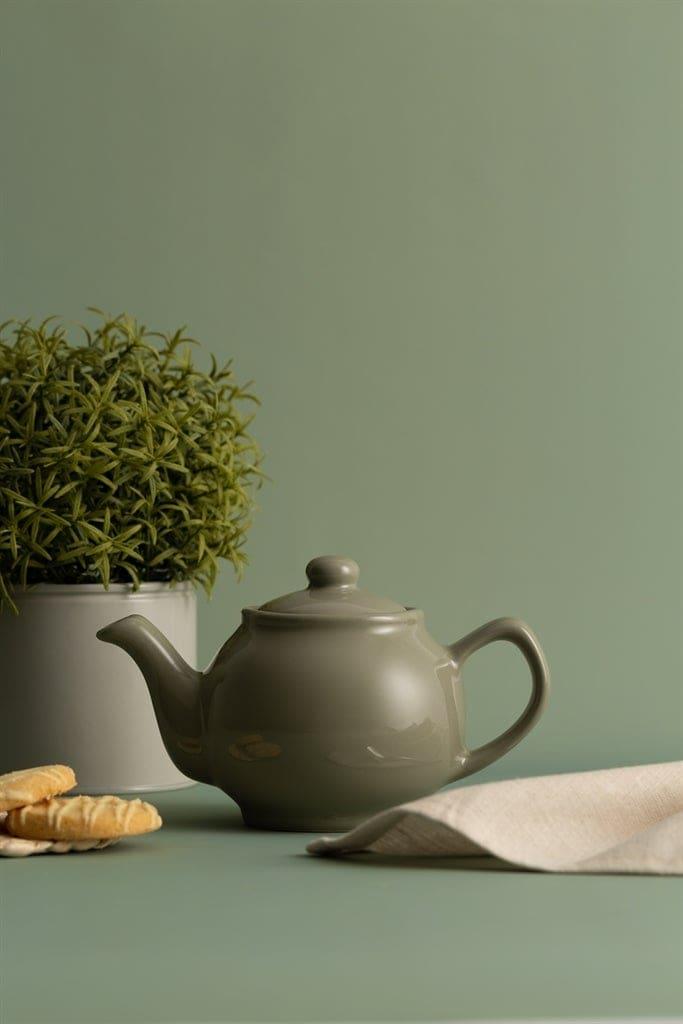 Price & Kensington - Pastel Teapot 2Cup 450Ml/15Oz Home & Kitchen Sage - Green