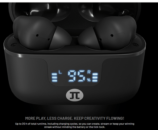 Primus - Gaming Earbuds Bluetooth or 2.4Ghz - Black Electronics