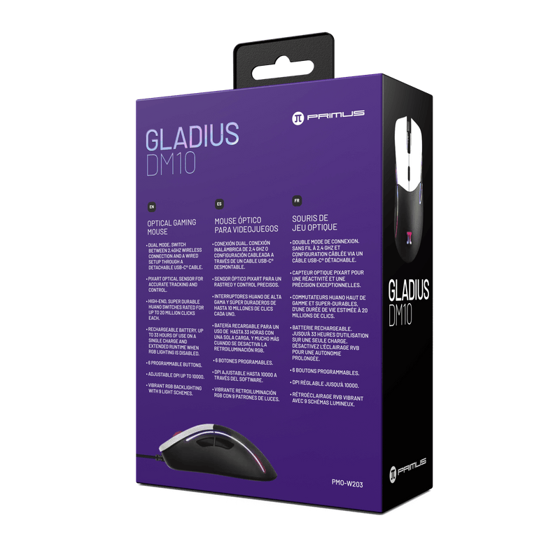 Primus - Gaming Mouse - GLADIUS DM10 (PMO - W203) Electronics
