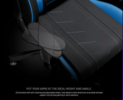 Primus - Thronos 100T Gaming Chair Furniture Blue