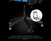 Primus - Thronos 100T Gaming Chair Furniture Blue