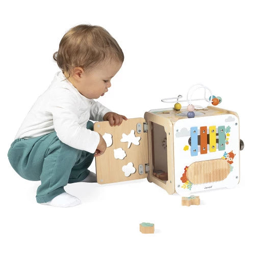 Janod - PURE -  LARGE MULTI-ACTIVITY CUBE
