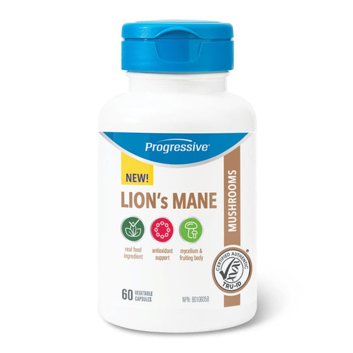 Progressive - Lion's Mane NEW - 60 Caps Health & Wellness
