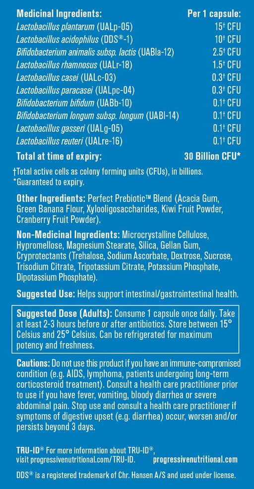 Progressive - Perfect Probiotic 30 Billion NEW 60 Caps Health & Wellness