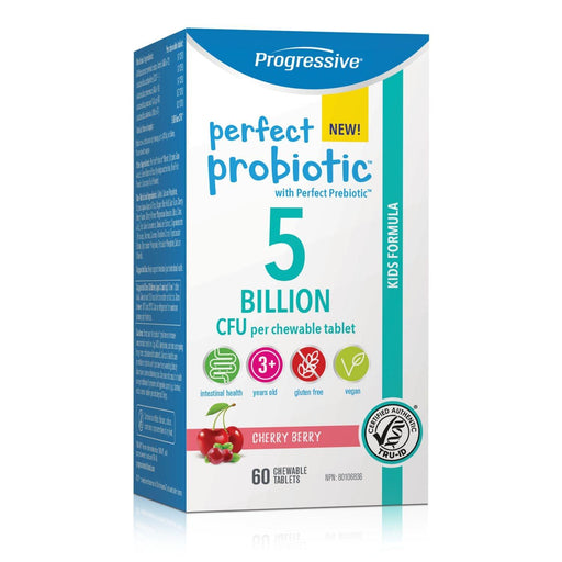 Progressive - Perfect Probiotic For Kids Chewable | 60 Caps Health & Wellness