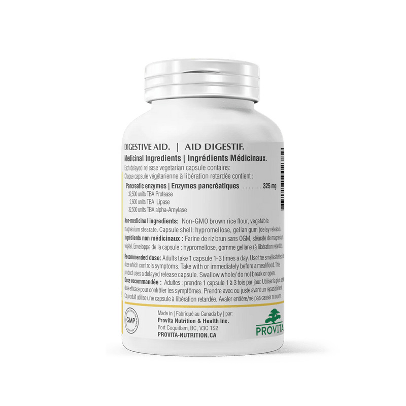 Provita - Pancreatin Pro 60 Vcaps Health & Wellness