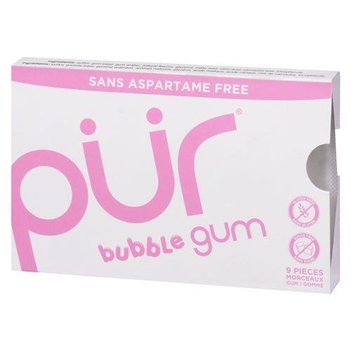 PUR - PUR Gum Bubblegum Pack - 9 pieces Food & Candy